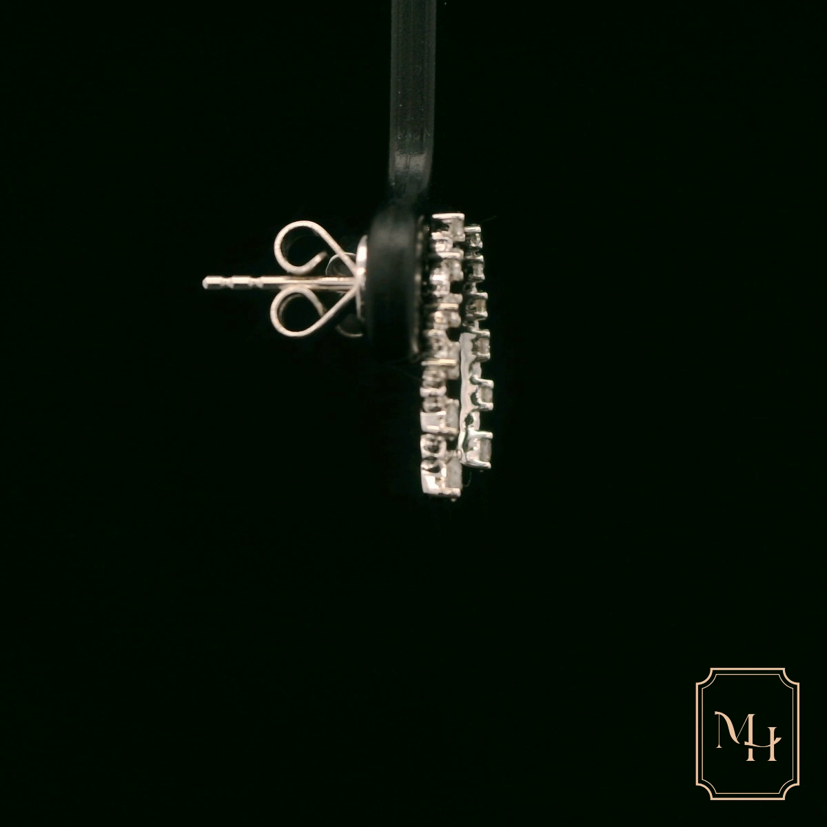 Six-Stone Diamond Drop Earrings