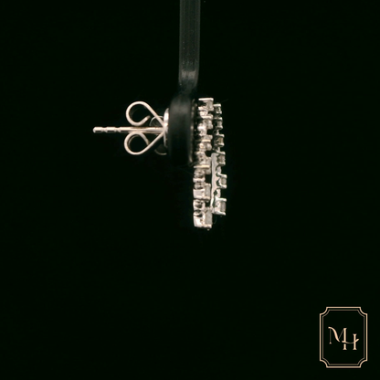 Six-Stone Diamond Drop Earrings