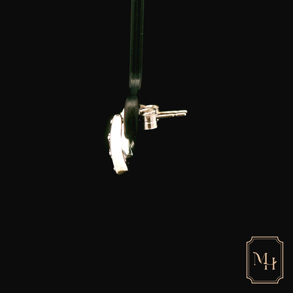 Diamond Pyramid Earrings