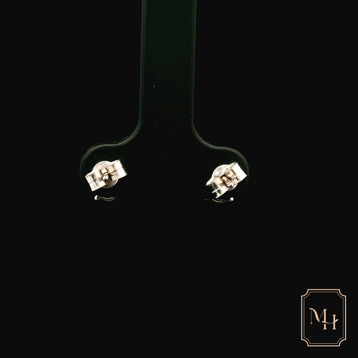 Solitaire Ruby Stud Earrings