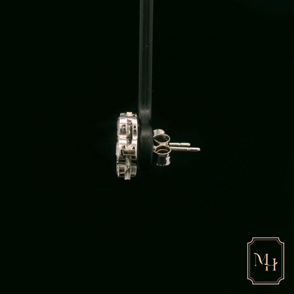 Diamond Floral Earrings
