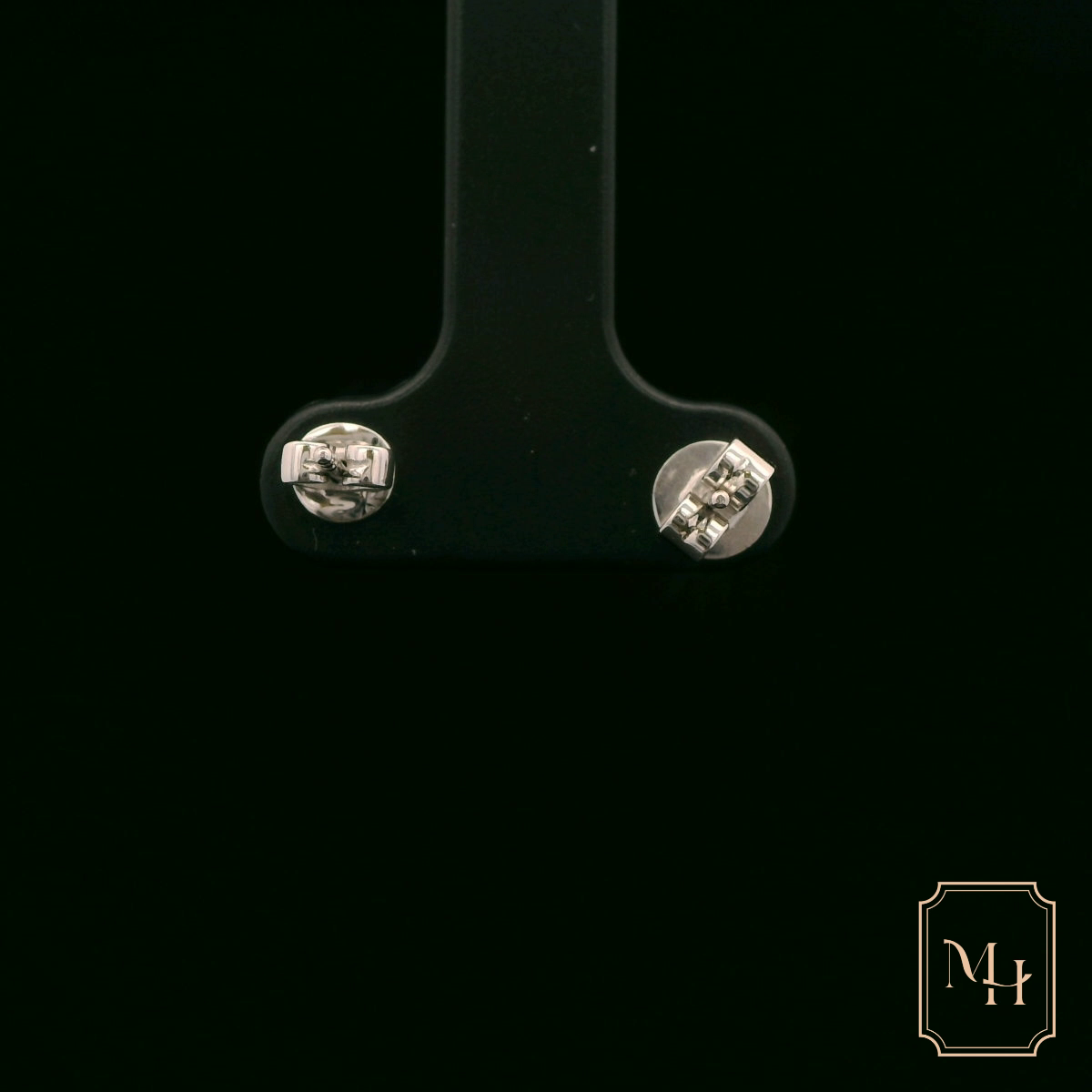 Diamond Floral-Cluster Earrings
