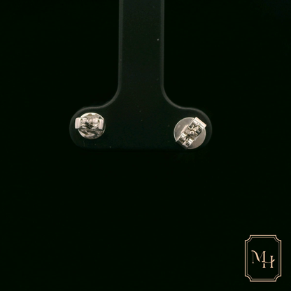 Diamond Floral-Cluster Earrings