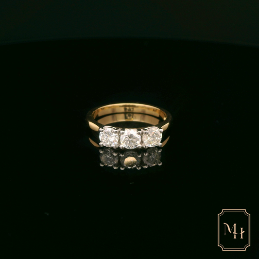 Three-Stone Diamond Ring