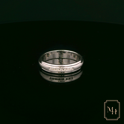 Double-Band Diamond Ring