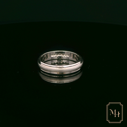 Double-Band Diamond Ring