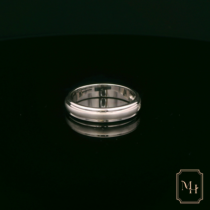 Double-Band Diamond Ring