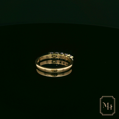 Five-Stone Tanzanite & Gold Ring