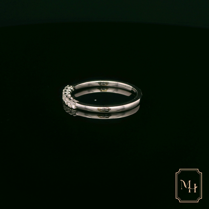 Seven-Stone Diamond & Gold Ring
