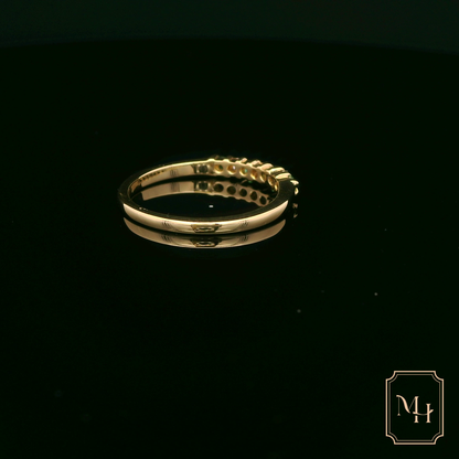 Tourmaline & Diamond Gold Ring