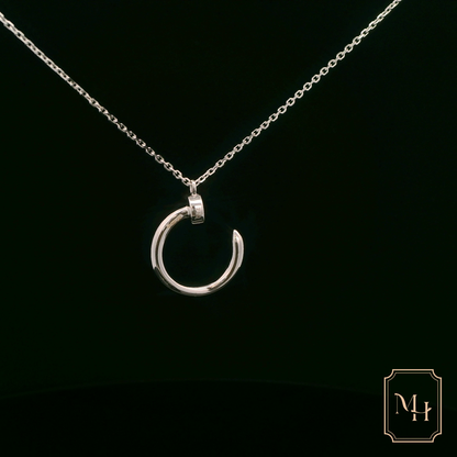 Half-Moon Diamond Necklace