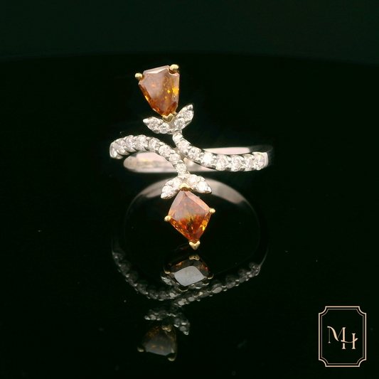 Double-Blossom Ring