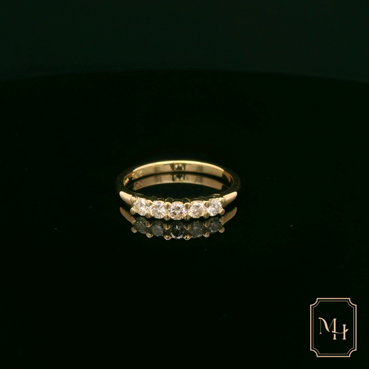 Five-Stone Diamond Eternity Ring