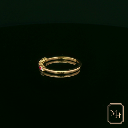 Ruby & Diamond Eternity Ring
