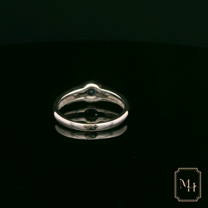 Channel-Set Sapphire & Diamond Ring