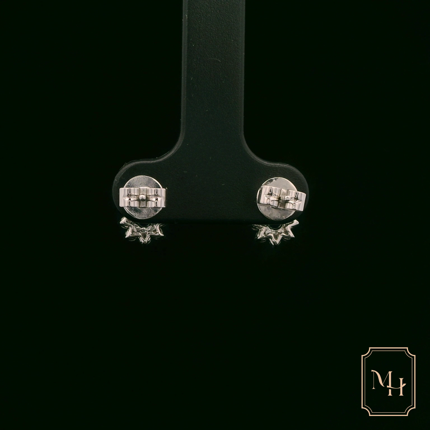 Sapphire & Diamond Floral Earrings