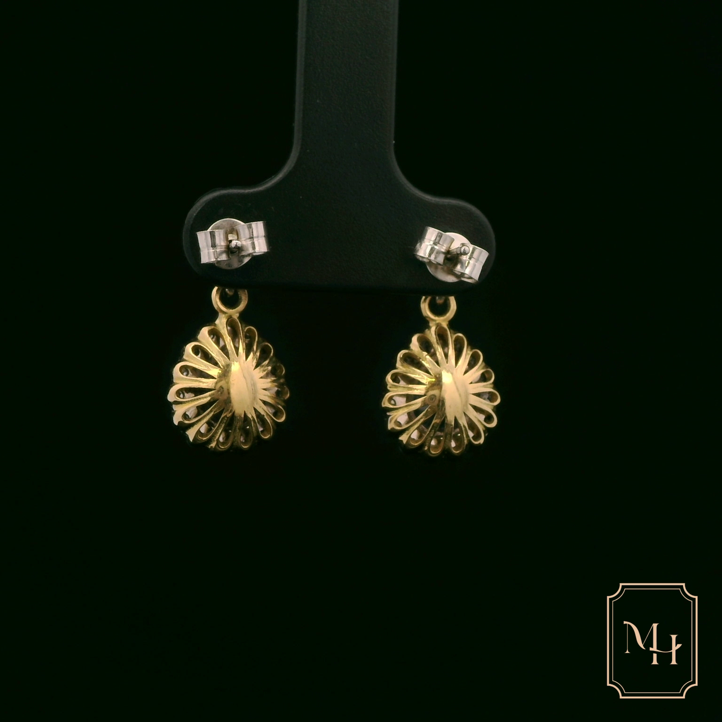 Sapphire Pear-Shaped Drop Earrings