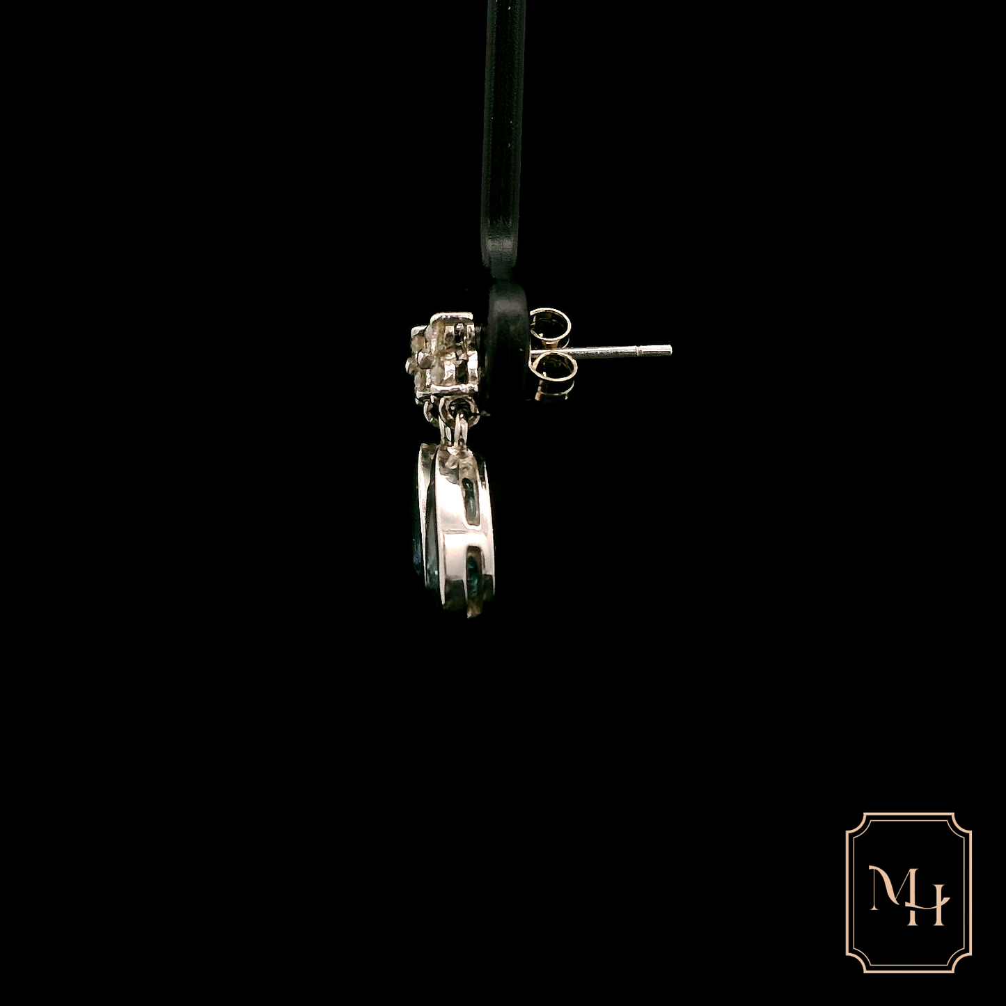 Sapphire Pear-Drop Earrings