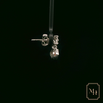 Citrine & Diamond Earrings
