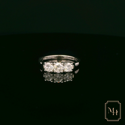 Three-Stone Diamond Ring