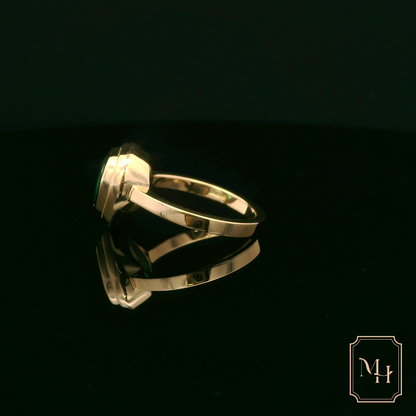 Emerald Pear-Shaped Ring
