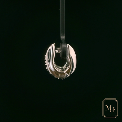 Diamond Huggie Earrings