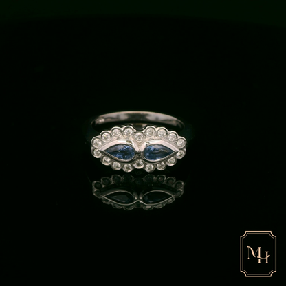 Elegant Dual-Stone Ring
