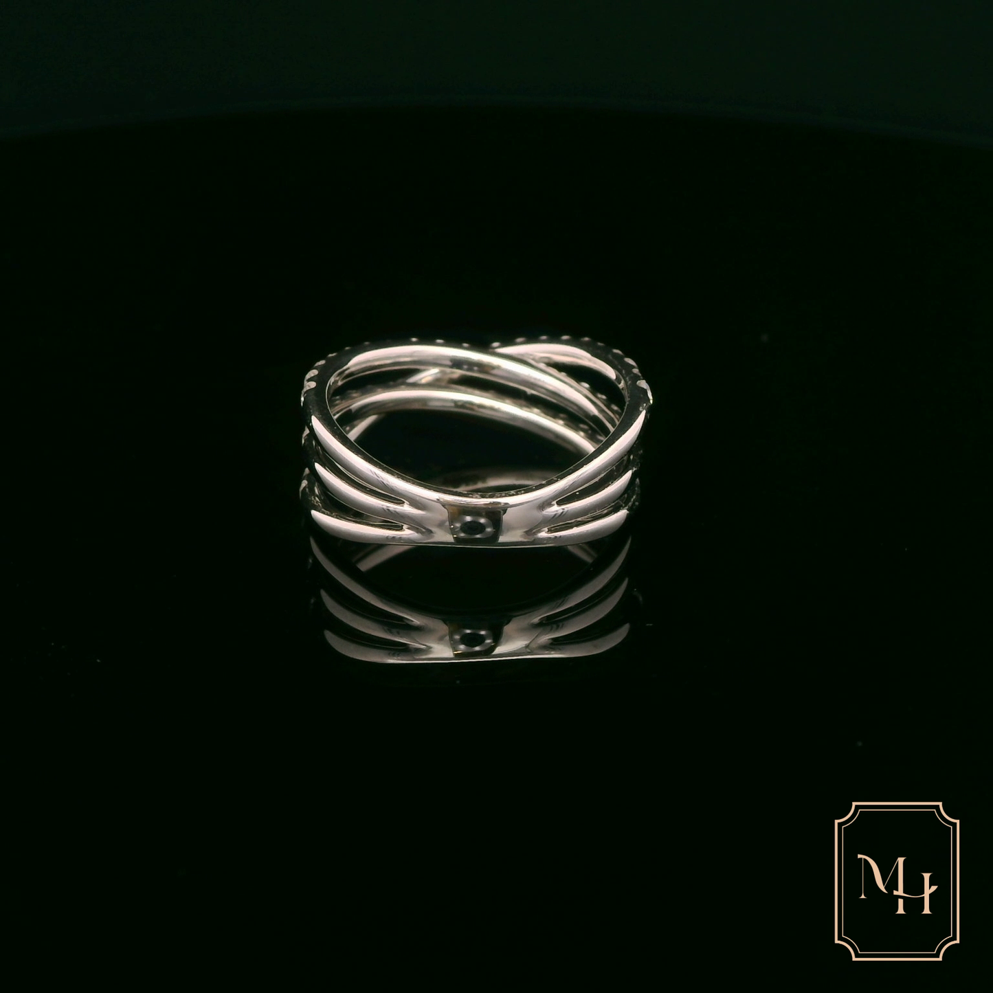 Twisted Diamond Ring