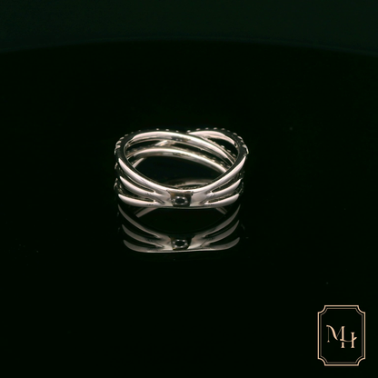 Twisted Diamond Ring