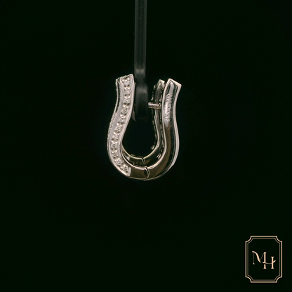 Diamond Hoop Earrings