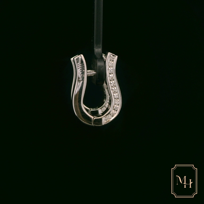 Diamond Hoop Earrings