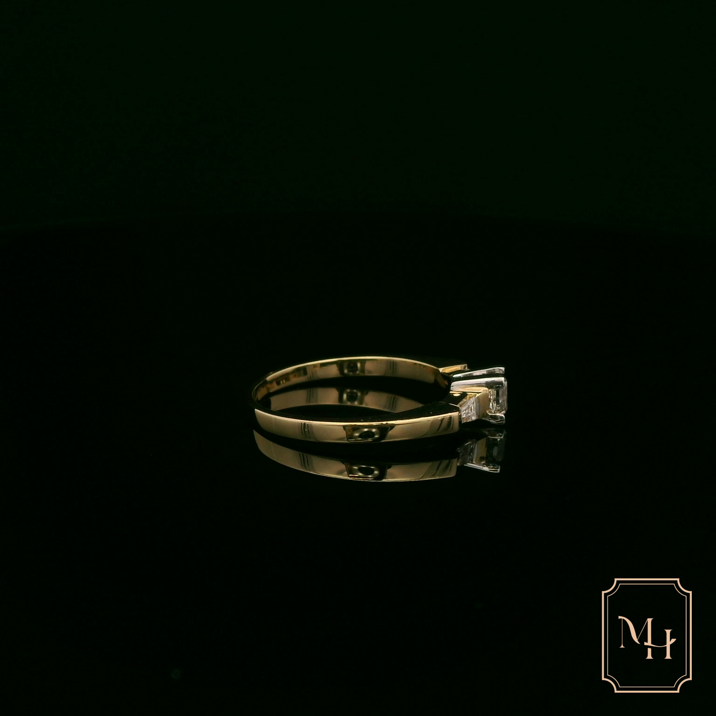 Triad-Diamond Ring