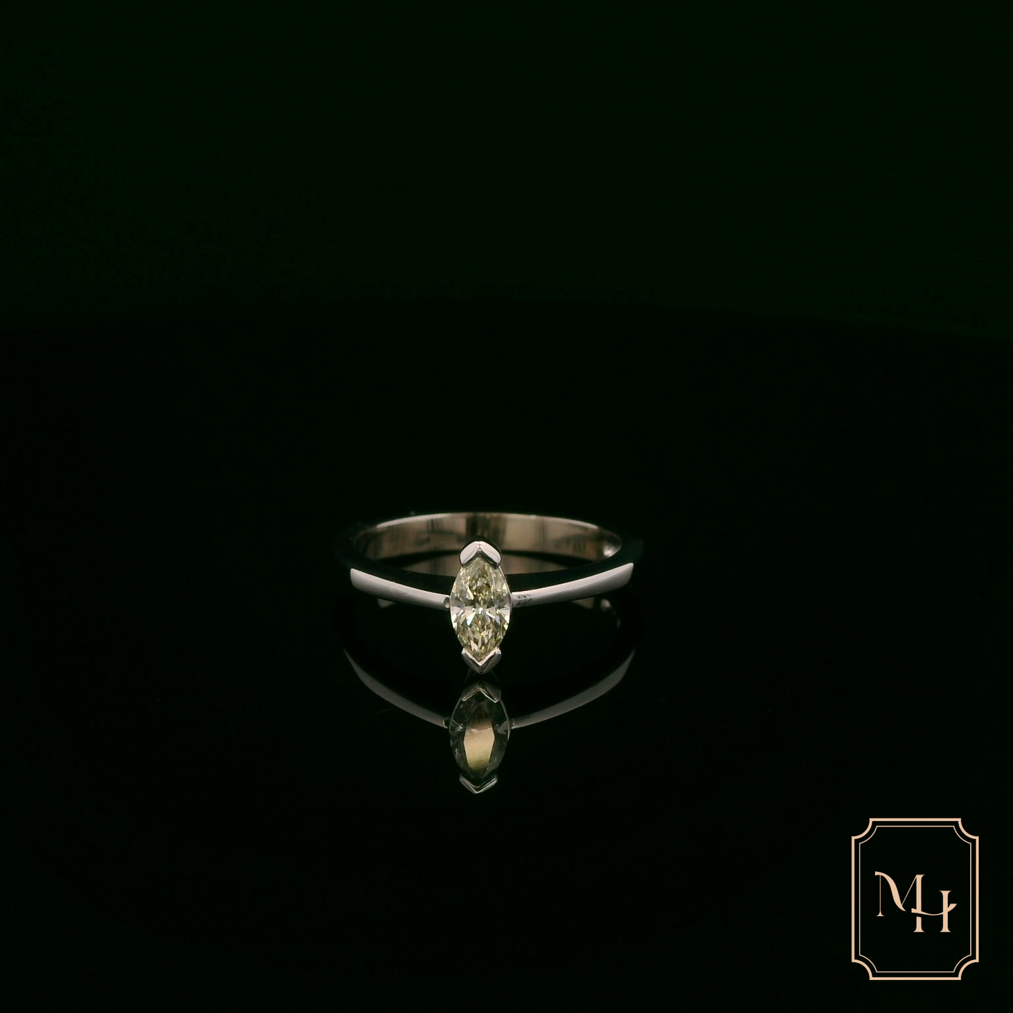 Marquise-Cut Diamond Ring