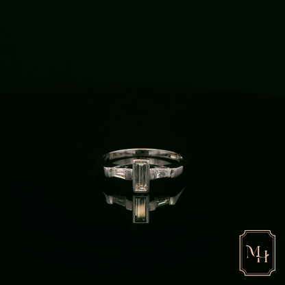 Triad-Baguette Diamond Ring