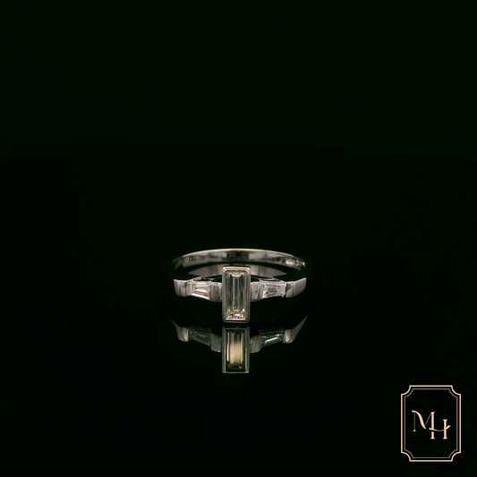 Triad-Baguette Diamond Ring