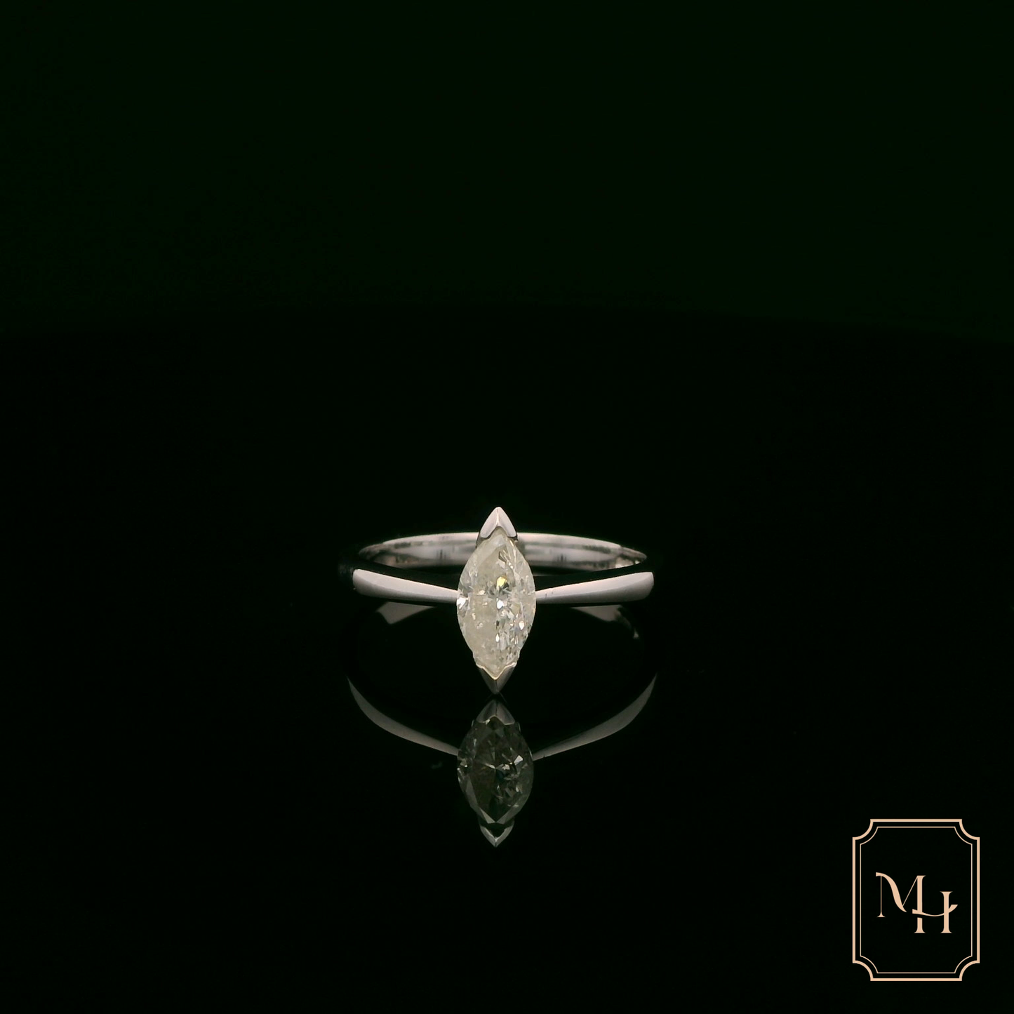 Marquise-Cut Diamond Ring