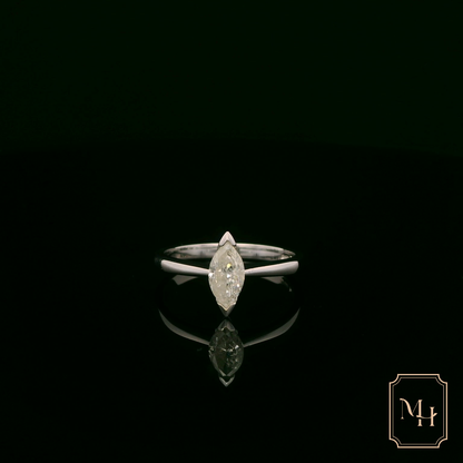 Marquise-Cut Diamond Ring