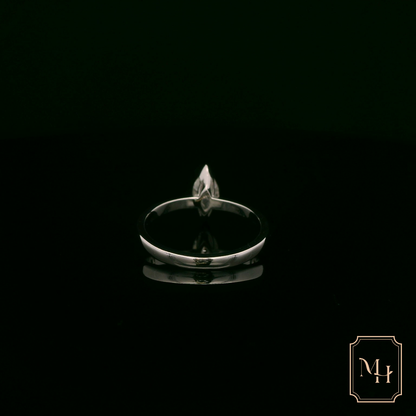 Marquise-Cut Diamond Ring