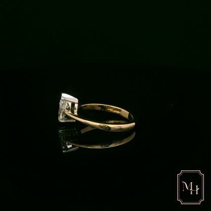 Marquise-Cut Diamond Ring