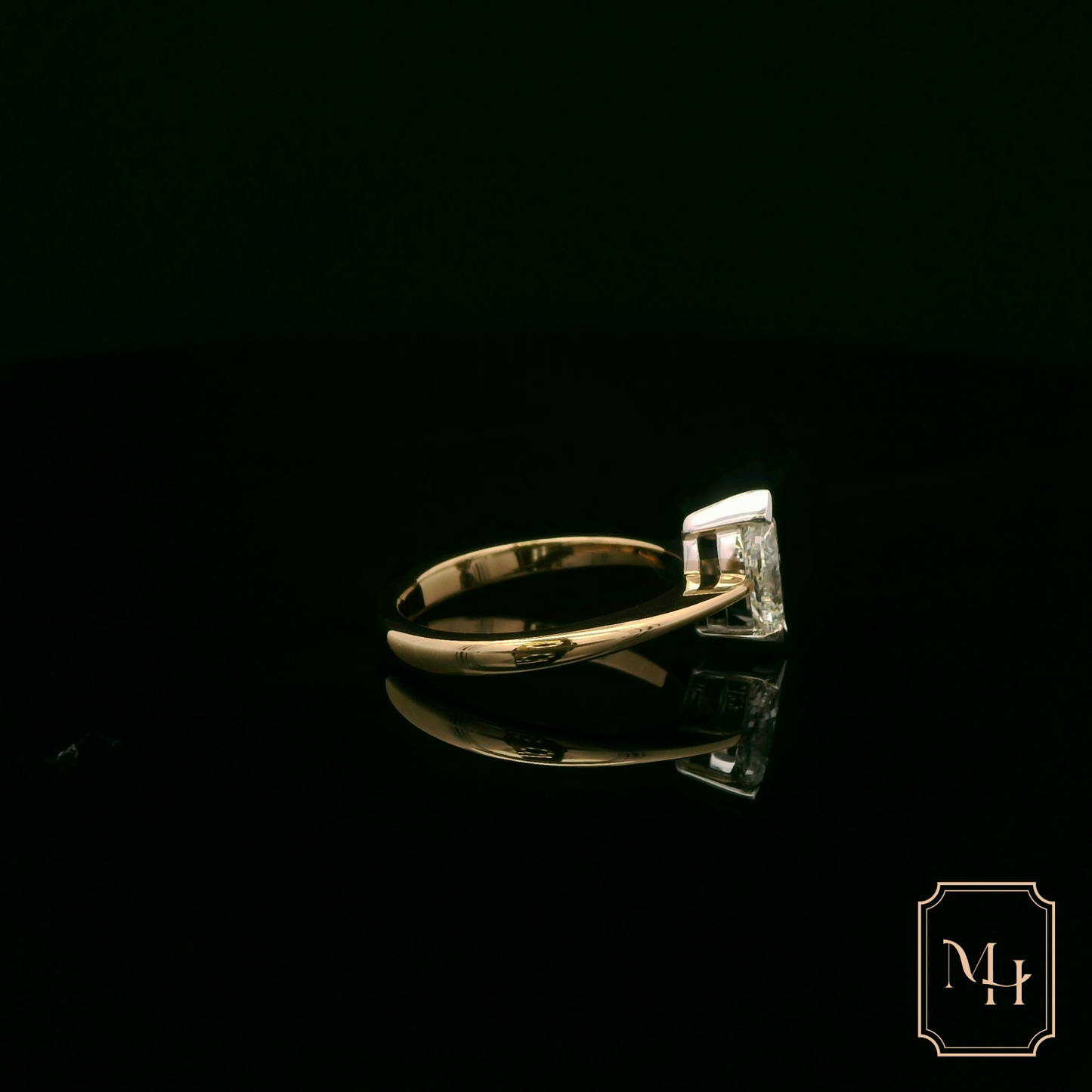 Marquise-Cut Diamond Ring