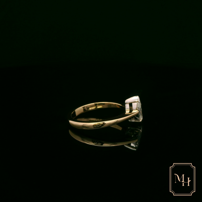 Marquise-Cut Diamond Ring