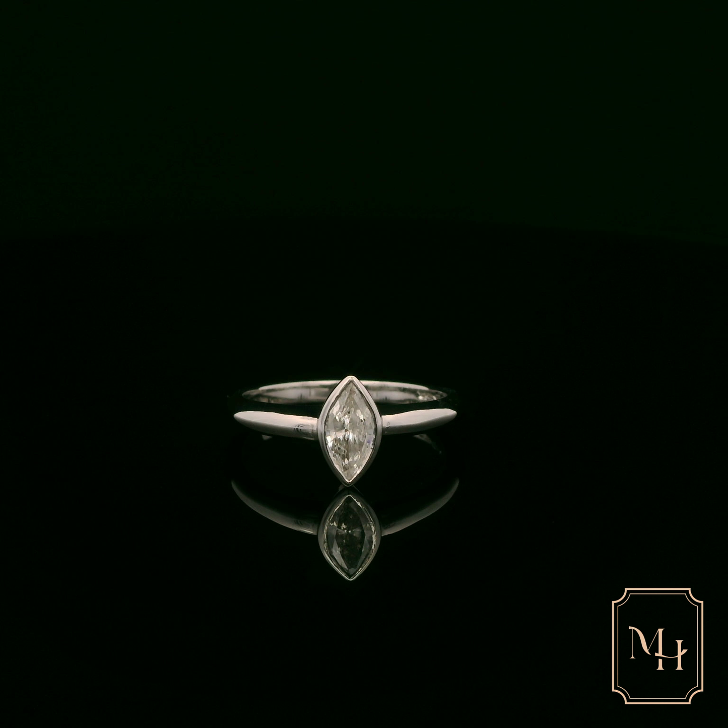 Marquise-Cut Diamond Ring