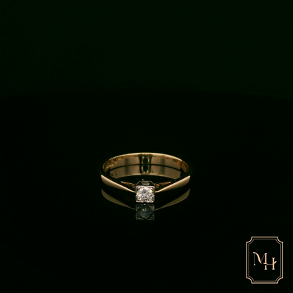 Single-Stone Diamond Ring