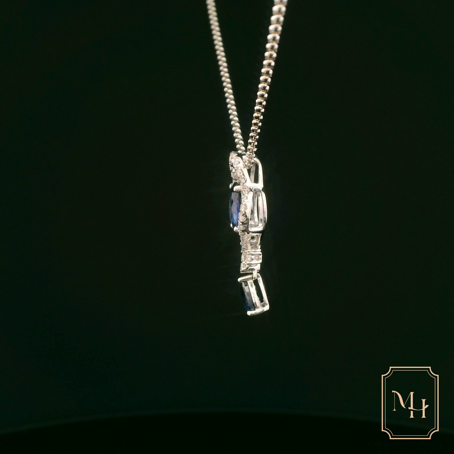 Elegant Sapphire Pendant Necklace