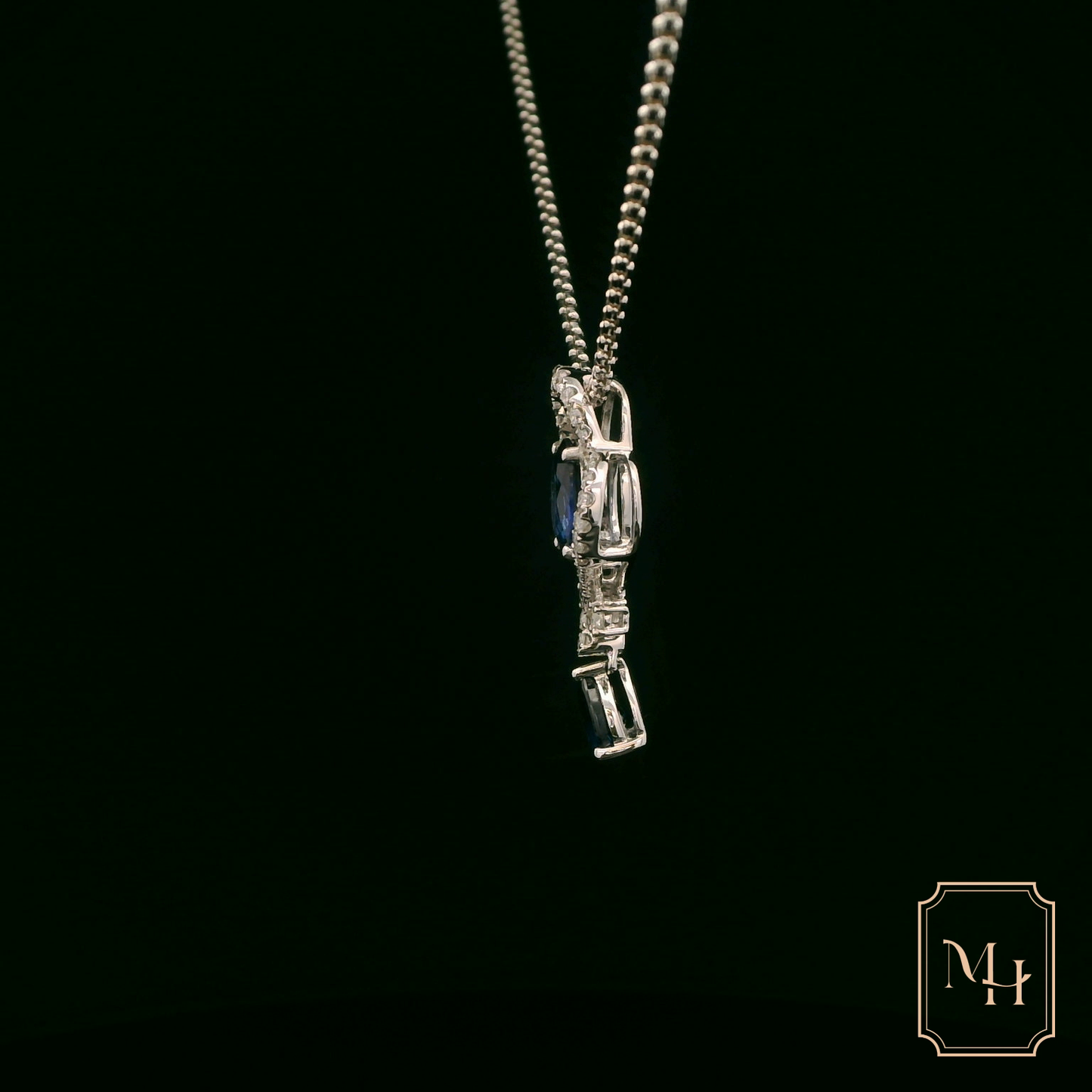 Elegant Sapphire Pendant Necklace