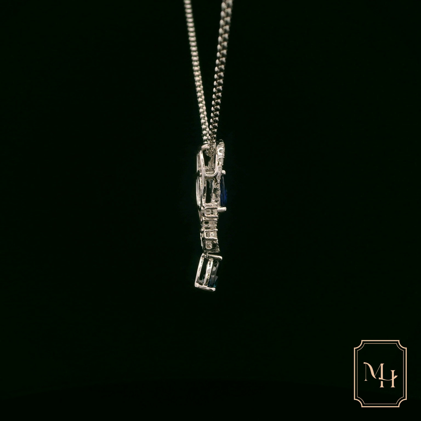 Elegant Sapphire Pendant Necklace