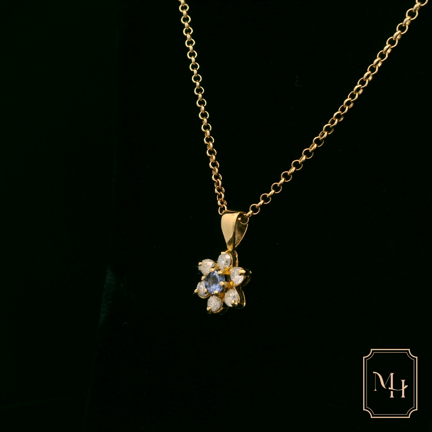 Elegant Floral Pendant Necklace