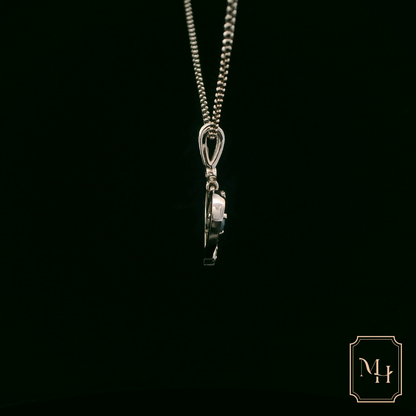 Sapphire Heart-Shaped Pendant