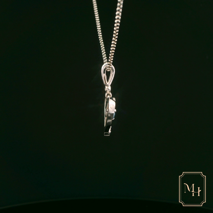 Sapphire Heart-Shaped Pendant