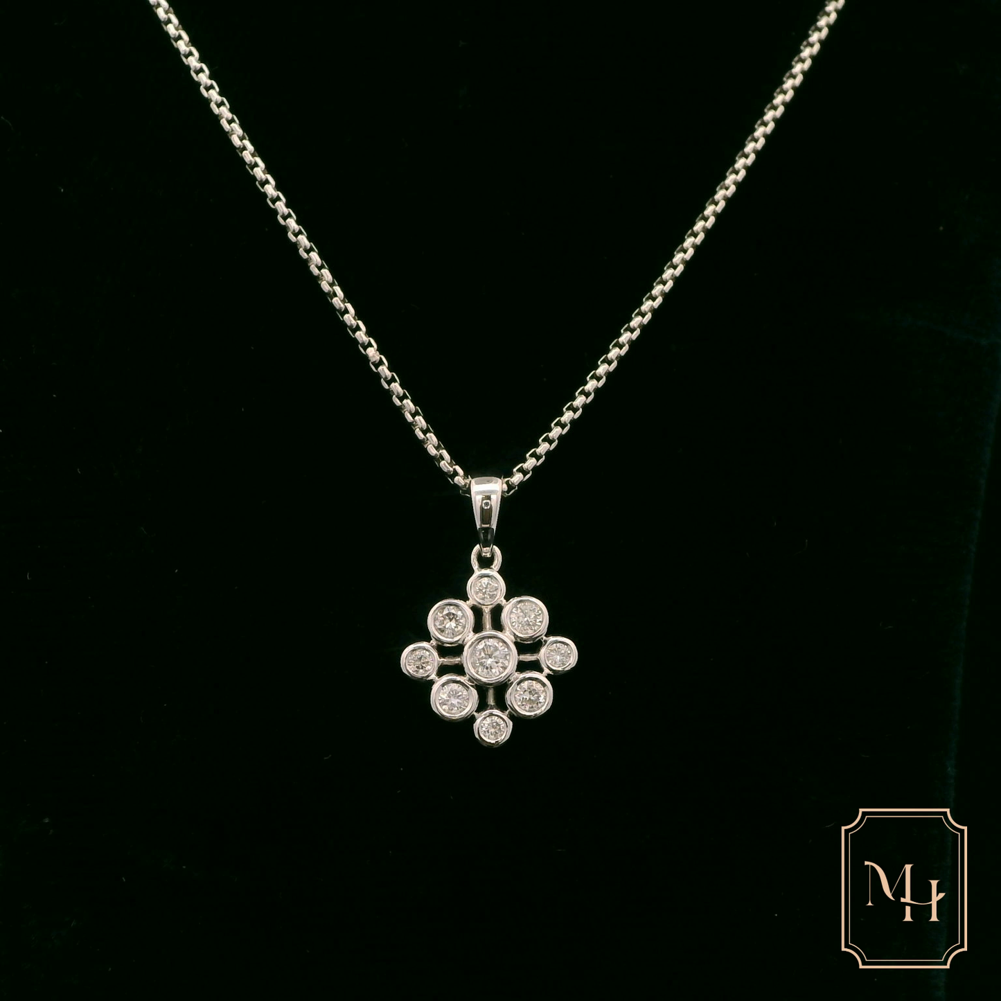 Diamond Bubble Pendant